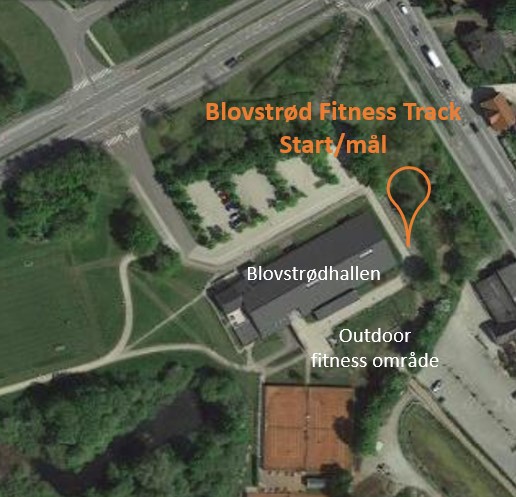 blovstroed-fitness-track-placering Kort der viser placering af Blovstrød Fitness Track